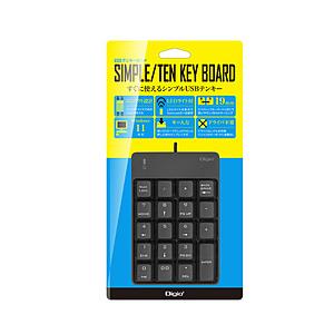 Nakabayashi テンキー (Windows11対応) ブラック TNK-SU234BK ［有...