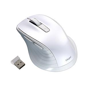 Nakabayashi Fline 無線静音5ボタンBlueLEDマウス    ［BlueLED /...