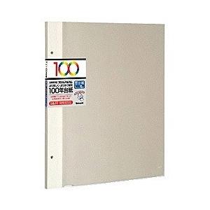 Nakabayashi 100年台紙用 ビス式「フリー替台紙」5枚入 （Lサイズ／アイボリー）　アH...