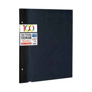 Nakabayashi 100年台紙用 ビス式「フリー替台紙」5枚入 （Lサイズ／ブラック）　アH-...