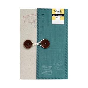 Nakabayashi フォトログノート（L判2段20枚収納／見開き片面ノート／ブルー）　ア-PAL...