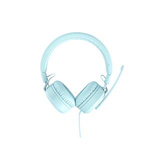 Nakabayashi ヘッドセット  ライトブルー MHM-STB36LB ［φ3.5mmミニプラ...