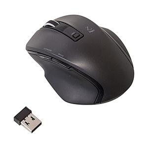 Nakabayashi ワイヤレスBlueLEDマウス［2.4GHz USB・Win／Mac／And...