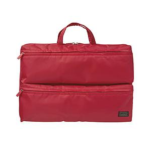Nakabayashi PCインナーバッグ［〜15.6インチ ノートPC対応］　バッグインバッグ・ポケットタイプ　（レッド）　FIXIN　SZC-FIXP003R [振込不可]