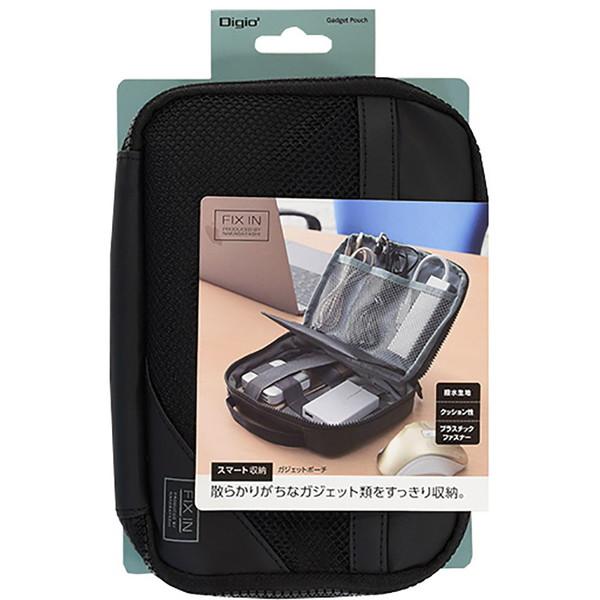 Nakabayashi FIX IN ガジェットポーチ SZC-GDP03BK ブラック 【864】