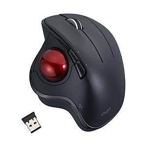 Nakabayashi マウス トラックボール(Chrome/Mac/Windows11対応) ブラ...