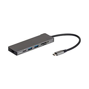 ［USB-C オス→メス カードスロットｘ2 / HDMI / USB-Aｘ2 / USB-C］US...