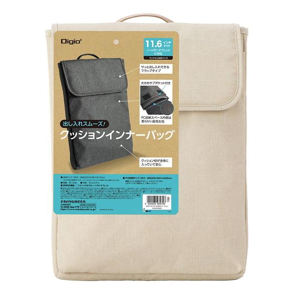 Nakabayashi ノートパソコン / タブレットPC対応 [〜11.6インチ]　インナーバッグ...