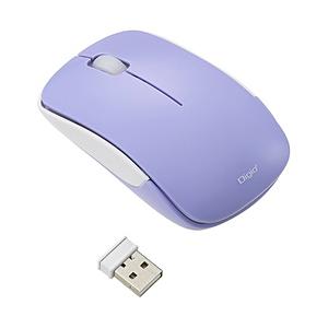 Nakabayashi マウス (Chrome/Mac/Windows11対応) パープル MUS-...