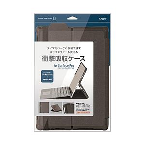 Nakabayashi Surface Pro 7 / Pro 6 / Pro 2017 / Pro 4用 衝撃吸収ケース  ブラック TBC-SFP1904BK