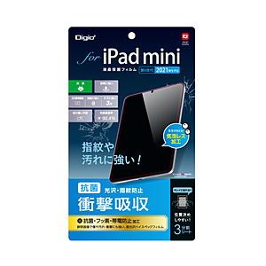 Nakabayashi iPad mini（第6世代）用 衝撃吸収フィルム 光沢   TBF-IPM...