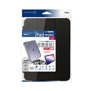 Nakabayashi iPad mini（第6世代）用 衝撃吸収ケース  ブラック TBC-IPM...