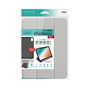 Nakabayashi iPad mini（第6世代）用 ハニカム衝撃吸収ケース  グレー TBC-...