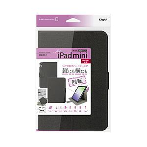 Nakabayashi iPad mini（第6世代）用 回転式カバー  ブラック TBC-IPM2...
