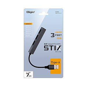 Nakabayashi UH-2543GY USB-Aハブ STIX(Chrome/Mac/Wind...