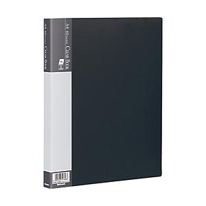 Nakabayashi クリアブック/ベーシックカラーA4判40Pブラック   CBE1033D