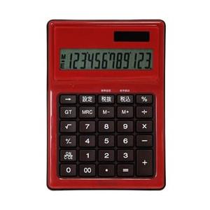 Nakabayashi 電卓 「デスクトップ防水タイプM」 （12桁） ECD-WR02-RD （レ...