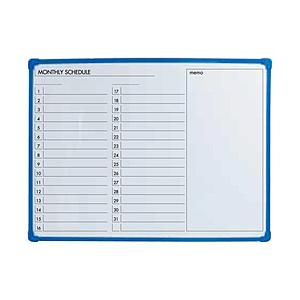 Nakabayashi スケジュールボード　600×450mm   SBPN6045