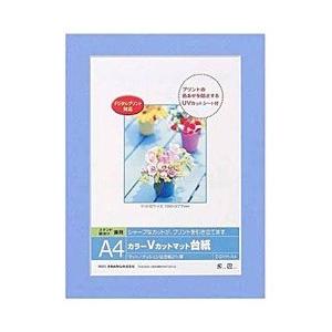 Nakabayashi Vカットマット台紙 Digio （A4/ブルー） DGVM-A4-B 【86...