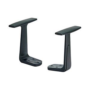 Nakabayashi フィットメッシュチェア（CNN-007）用 固定肘（ひじ掛け部のみ）  ブラ...