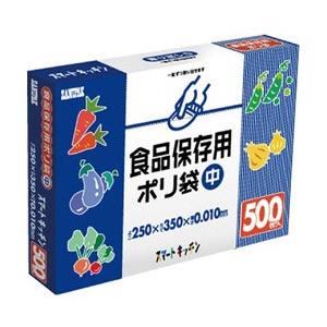 日本サニパック サニパック KS12スマートキッチン保存袋(箱入り)半透明500枚 KS12-HCL