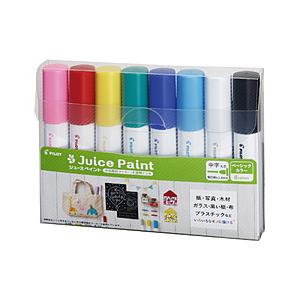 パイロット 水性顔料マーカー 中字 8色セット ジュースペイント  SJP160MN-8C
