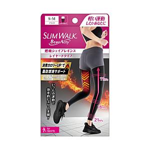 ピップ スリムウォーク Beau-Acty 燃焼シェイプレギンスSーMサイズ