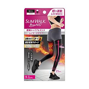 ピップ スリムウォーク Beau-Acty 燃焼シェイプレギンス MーLサイズ