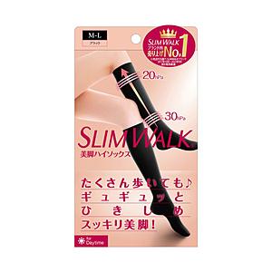 ピップ SLIM WALK（スリムウォーク）美脚ハイソックス ML 〔着圧ソックス〕