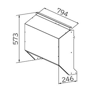 HITACHI(日立) エアコン部品 背面吸い込み口フード　SP-BF-DB