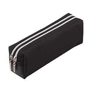 レイメイ 〔ペンケース〕 ダブルファスナーカラー H85mm  ブラック FY279B