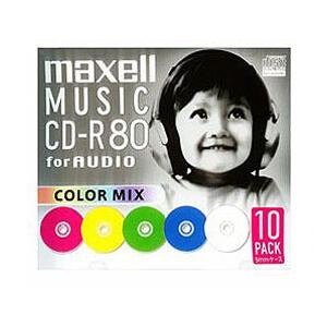 maxell 音楽用CD-R（80分10枚入り） CDRA80MIX.S1P10S｜y-sofmap