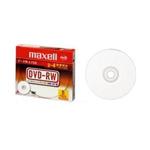 maxell 2-4倍速対応DVD-RWメディア（4.7GB・5枚） DRW47PWC.S1P5S A｜y-sofmap