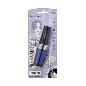 maxell フェイス＆ボディシェーバー 回転刃式 Angelique（アンジェリーク） ネイビー ...