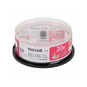 maxell 録画用BD-RE DL   BEV50WPH.20SP ［20枚 /50GB /インク...