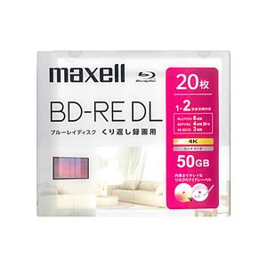 maxell 録画用BD-RE DL   BEV50WPH.20S ［20枚 /50GB /インクジ...