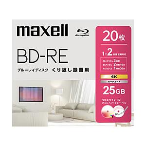 maxell 繰り返し録画用ブルーレイディスク　BD-RE 20枚入り　maxell　BEV25WP...