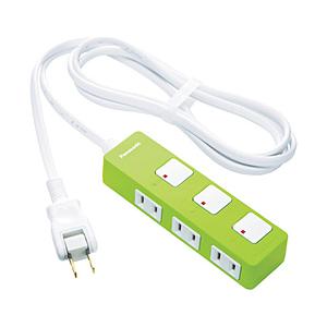 Panasonic(パナソニック) WHS2523GP　ザ・タップZ（3コ口/2m/グリーン） 【8...