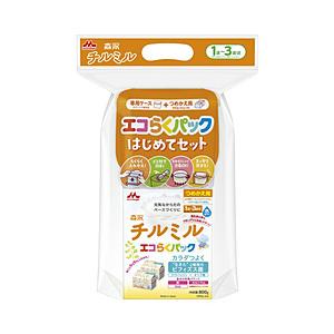 森永乳業 チルミルエコらくパックはじめてセット 400g×2 チルミル