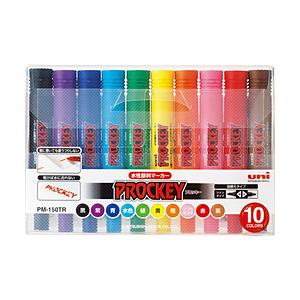 三菱えんぴつ プロッキー 10色セット PM150TR10CN