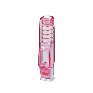三菱えんぴつ 印鑑ホルダー　はん蔵  透明ピンク