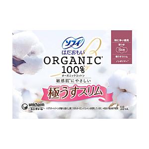 ユニチャーム sofy（ソフィ）はだおもい オーガニックコットン 極うすスリム 特に多い昼用230 ...