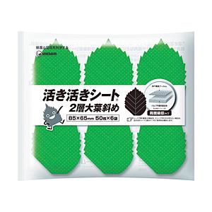 ユニチャーム ユニ・チャーム Gフレッシュマスター活き活きシート 2層大葉斜め 47761 （1袋3...