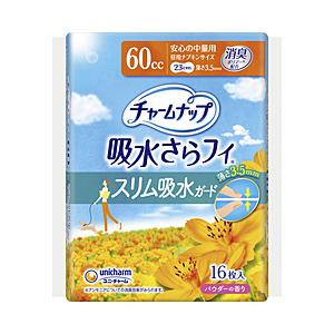 ユニチャーム チャームナップ スリム吸水ガード 安心の中量用 16枚 〔吸水ライナー〕
