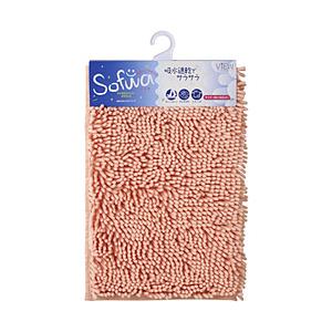 山崎産業 ソフワ　マイクロファイバーバスマット45×60cmピンク 15739