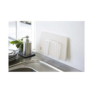 山崎実業 プレート吸盤まな板スタンド（ホワイト） 03499 ホワイト