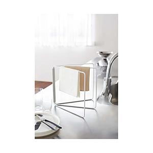 山崎実業 プレート　折り畳み布巾ハンガー　ホワイト 07979 ホワイト