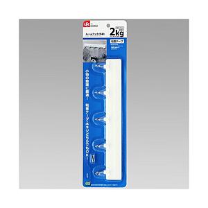 レック ル−ムフック（5連）  ホワイト H-283