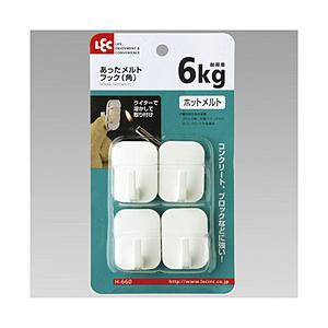 レック あったメルトフック（角）4個入   H-660