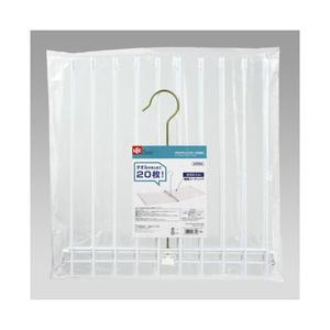 レック タオル干しハンガー（20枚用）　ホワイト W-271